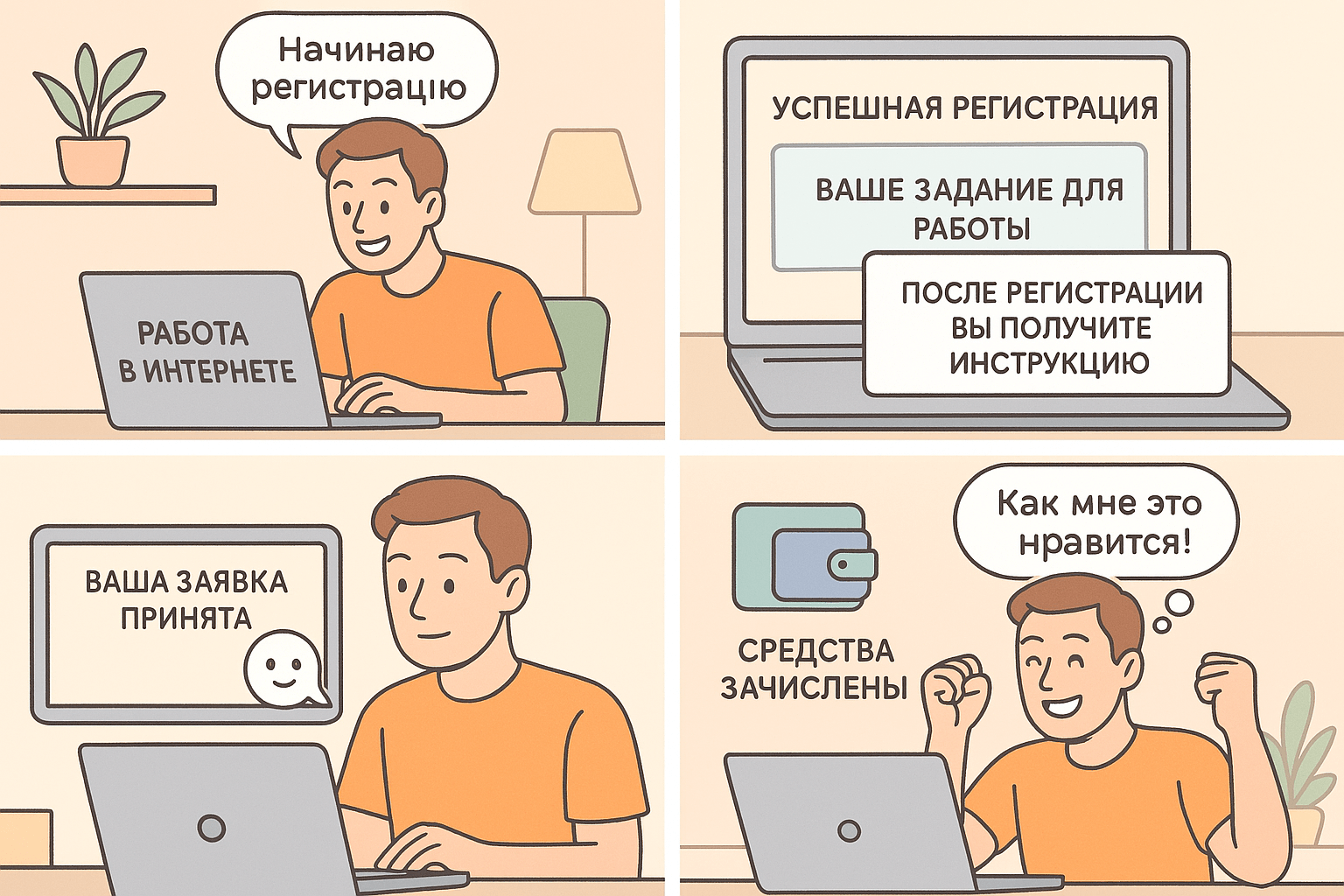 Работа в интернете